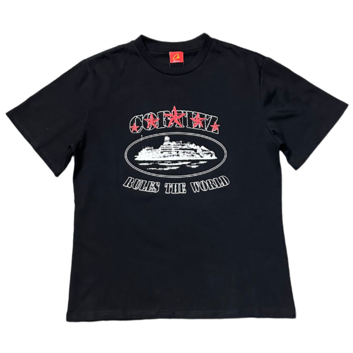 Corteiz Red Star T Shirt Black – Underground Drip