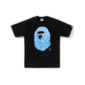 BAPE ABC Sea Surface Camo Ape Head Tee Black