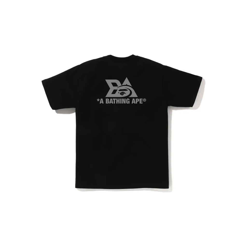 BAPE Reflector Tech Logo Tee Black
