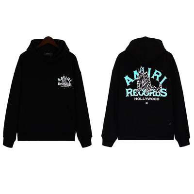 Amiri Hollywood Hoodie Black