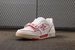 Louis Vuitton Trainer Red Mesh