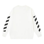 Off-White Diagonal Stripe Crewneck