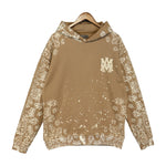 AMIRi Bandana Bleach All Over Hoodie