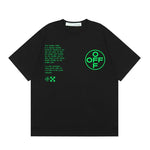 Off-White Off white black/green t-shirt