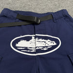 Corteiz Guerillaz Cargo Shorts 'blue'