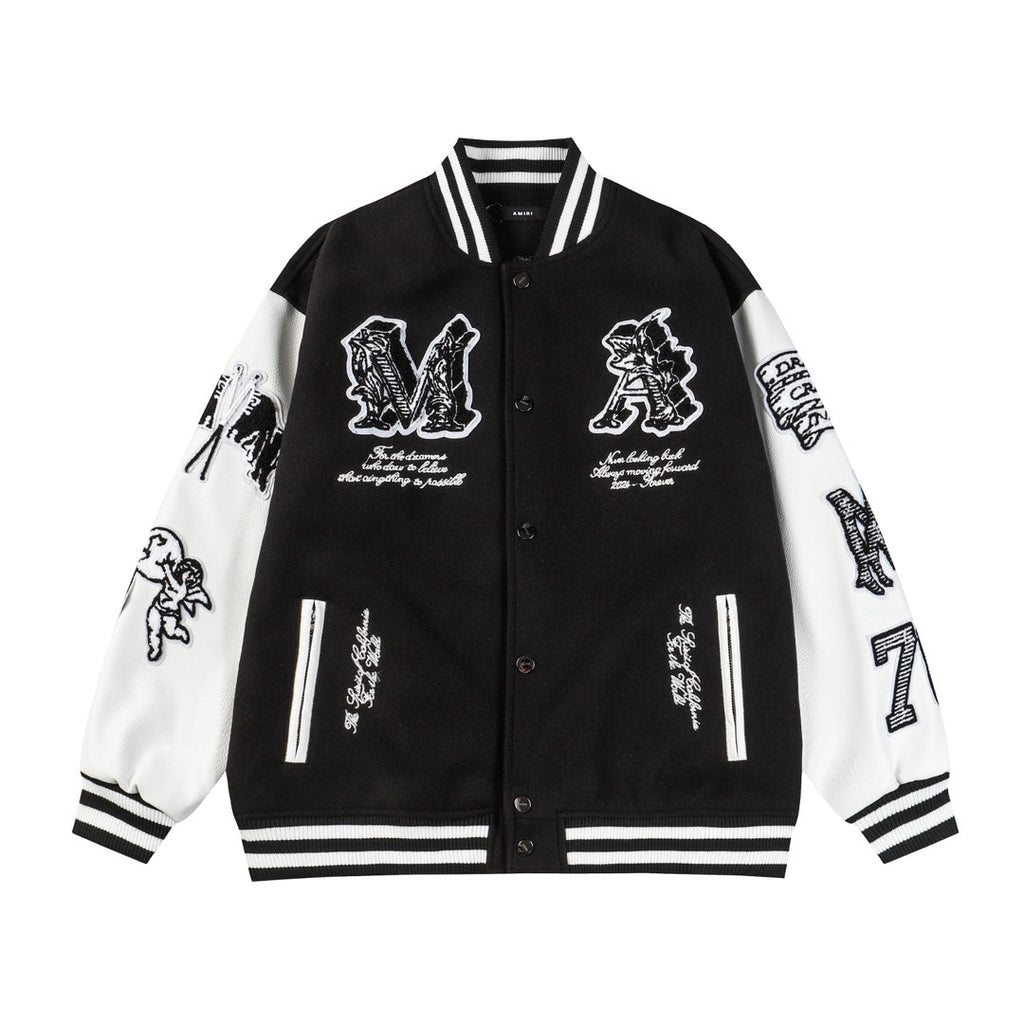 Amir i2024ss Cupid Baseball Jacket