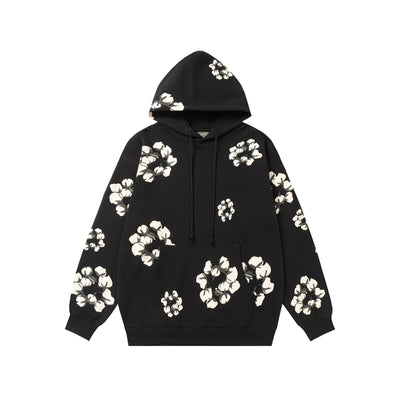 Denim Tears Cotton Wreath Hoodie – Black