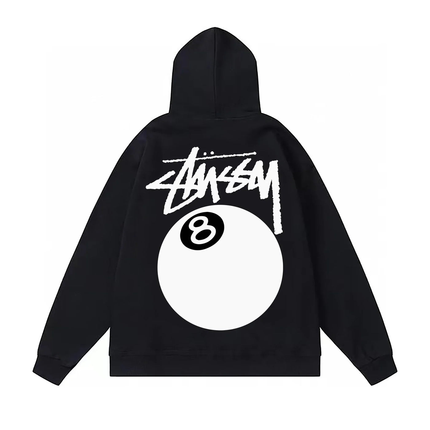 Stussy Hoodie 8 Ball Black