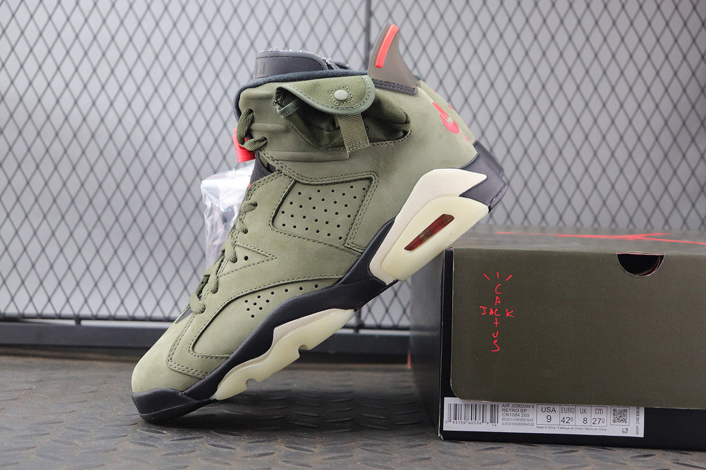 Travis Scott x AJ6 “Medium Olive