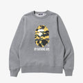 1st Camo Bathing Ape Sweater- Grey
