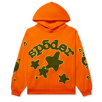 Sp5der Beluga Hoodie Orange/Green