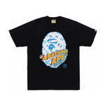 BAPE Moon Ape Head Tee Black