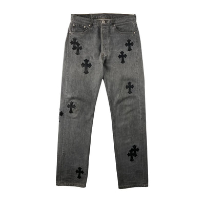 Chrome Hearts Jeans Grey