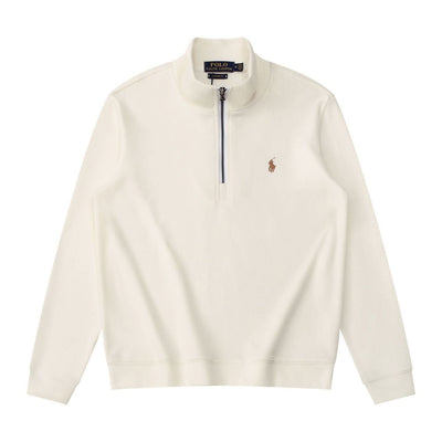 Polo Ralph Lauren Quarter-Zip Sweatshirt – Cream