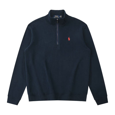 Polo Ralph Lauren Quarter-Zip Sweatshirt – Blue/Red