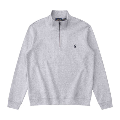 Polo Ralph Lauren Quarter-Zip Sweatshirt – Grey/Blue