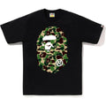 BAPE ABC Camo Big Ape Head Tee Black/Green