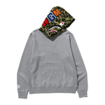 BAPE ABC Camo Shark Pullover Hoodie Gray
