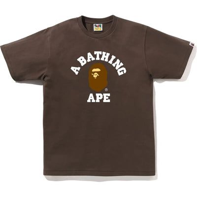 BAPE College Tee Brown