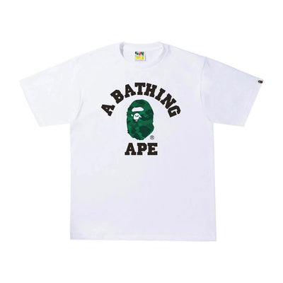 BAPE Color Camo College Tee (SS22) White/Green