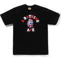 BAPE Store Chicago College Tee Black