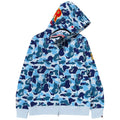 BAPE ABC Camo Shark Full Zip Hoodie Blue