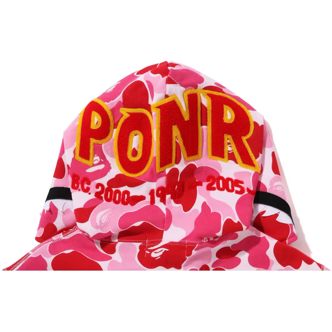 BAPE ABC Camo Shark PONR Full Zip Hoodie Pink