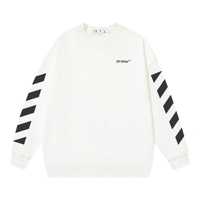 Off-White Diagonal Stripe Crewneck
