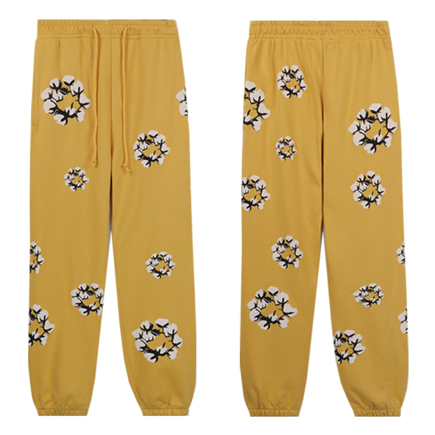 Denim Tears Cotton Wreath Sweatpants (Yellow)